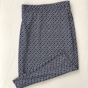 LA Hearts Mid-length B&W Patterned Skirt